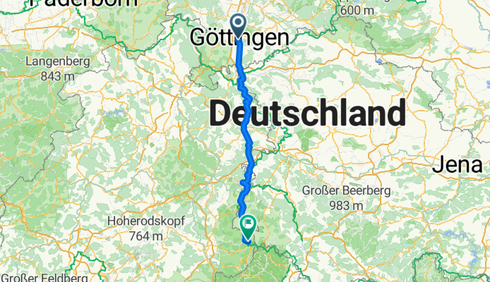 h20 reist zu Pfingsten, die Röhn war sein Ziel