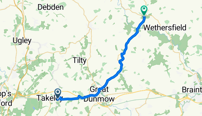 Cawbeck Road 11 to The Green 6, Finchingfield