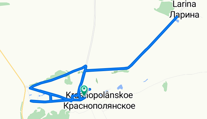 Легкий маршрут до Ларины