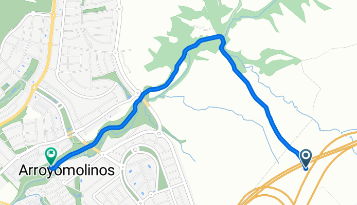 De R-5, Moraleja de Enmedio a Pasaje la Dehesa 1, Arroyomolinos