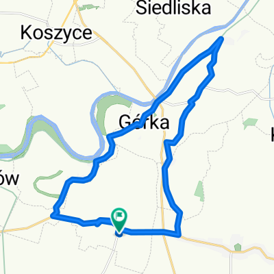 Restful route in Szczurowa