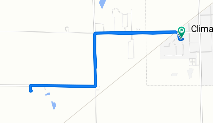 Moderate route in Climax