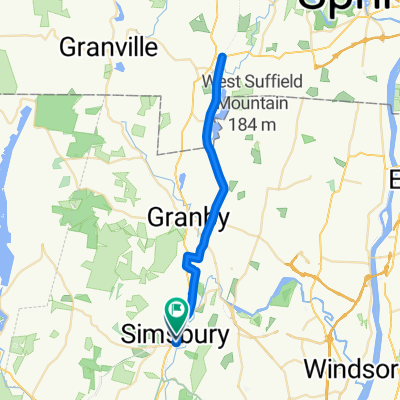 Jim Gallagher Way, Simsbury to 848 Hopmeadow St, Simsbury