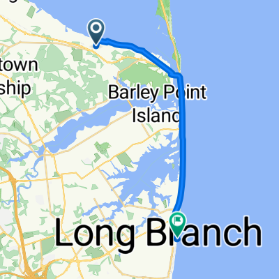 Atlantic Highlands ferry to Long Branch Beach