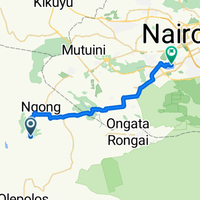 Route to Kibera Access Road, Nairobi