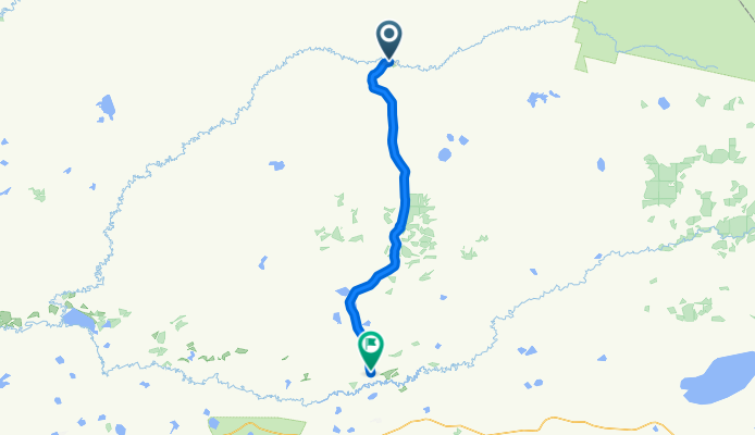 От улица Покрышкина 12, Северное до Unnamed Road, Куйбышев