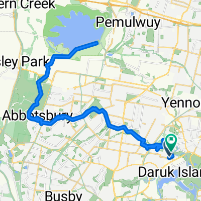 Canley Vale to Prospect Reservoir and back