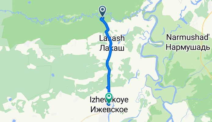 Moderate route in Ижевское