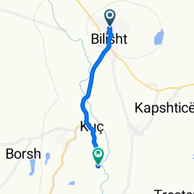 Rruga Naim Frasheri, Bilisht to Rruga Inonishtit, Kuç