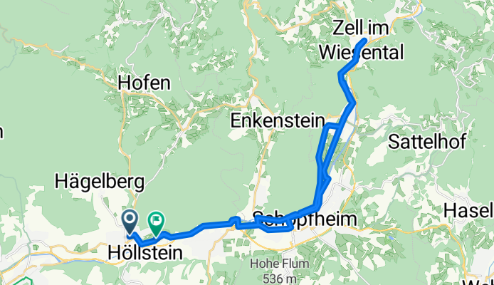 Moderate Route in Steinen