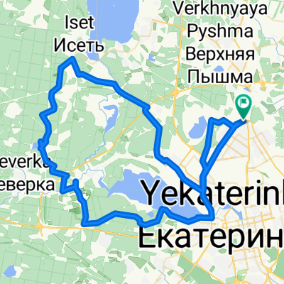 От улица Бакинских Комиссаров 172, Екатеринбург до улица Бакинских Комиссаров 169, Екатеринбург