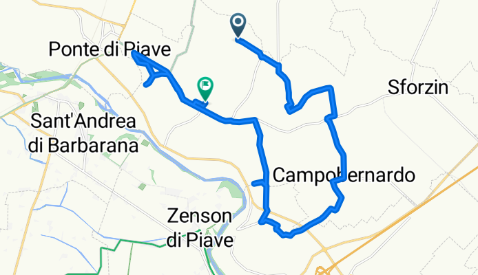 Relaxed route in Salgareda