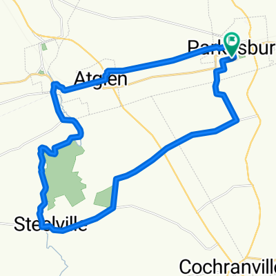 Supersonic route in Parkesburg