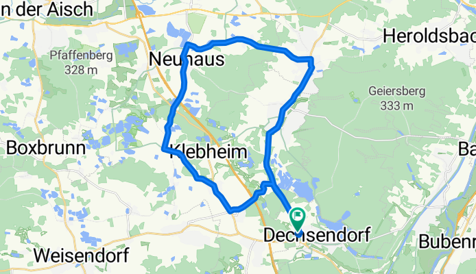 Moorbachweg 31, Erlangen nach Moorbachweg 31, Erlangen