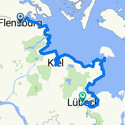 Ostsee-Route Flensburg-Lübeck