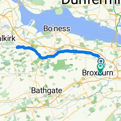 Relaxed route in Broxburn