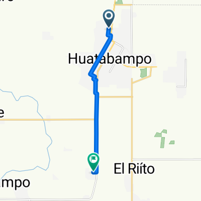 Ruta desde Avenida Mazatlán 38–229, Huatabampo
