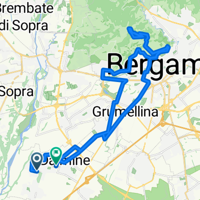 Viale Brembo 8, Dalmine to Viale Buttaro 19, Dalmine