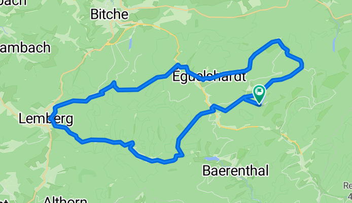 Lac de Hanau 38Km  440m