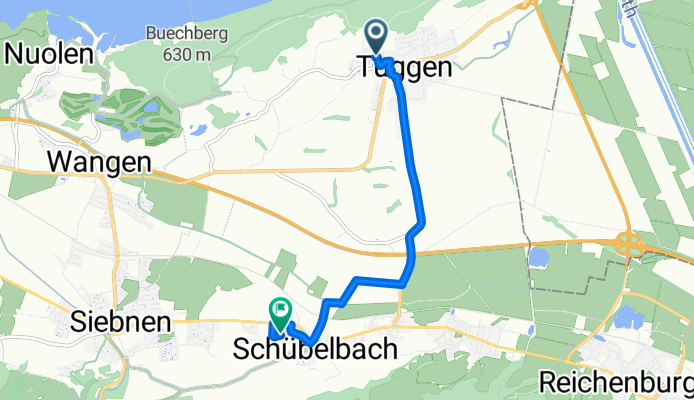 Ringstrasse 8, Tuggen nach Föhnloch 10–14, Schübelbach