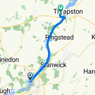 Route to Grange Road, Kettering