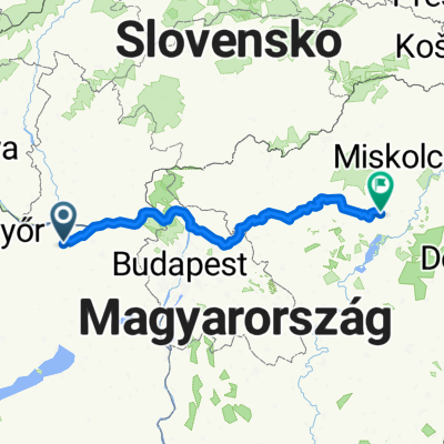 Ácsi út 21, Nagyigmánd nach Kossuth utca 77, Mezőnagymihály
