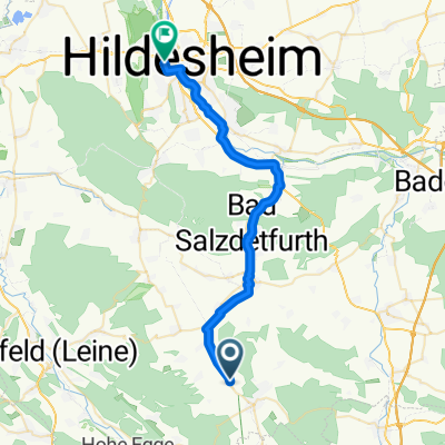Hinüberstraße 4, 31195 Lamspringe nach Zierenbergstraße 47, Hildesheim