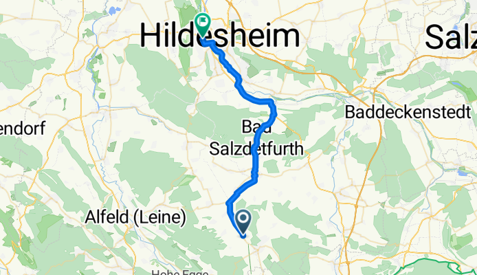Hinüberstraße 4, 31195 Lamspringe nach Zierenbergstraße 47, Hildesheim