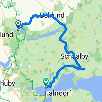 Dorfstraße 19, Idstedt nach Am Hafen 5, Schleswig