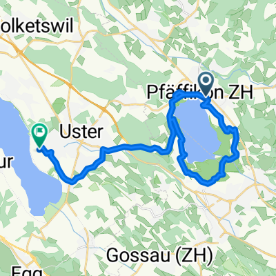 Sportliche Route in Uster