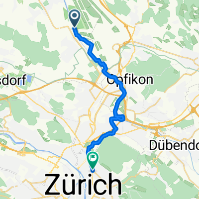 Easy ride in Zürich