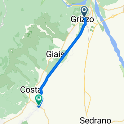 Da SP29 2, Montereale Valcellina a Piazza Duomo 11, Aviano
