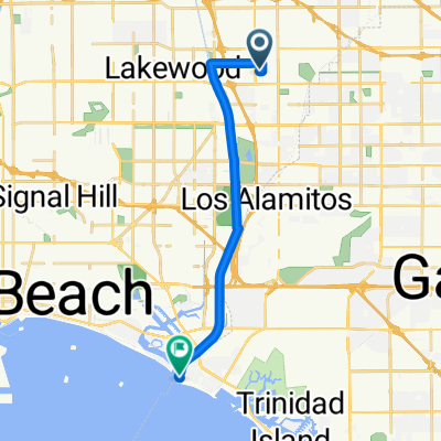 Moderate route in Seal Beach