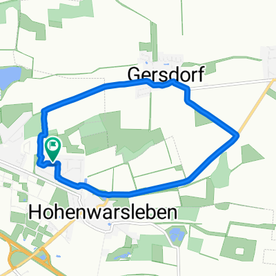 Langsame Fahrt in Hohe Börde
