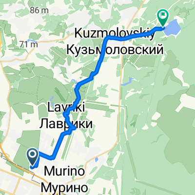 маршрут с Воронцовский бульвар 5K2