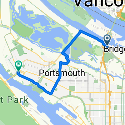 Slow ride in Portland