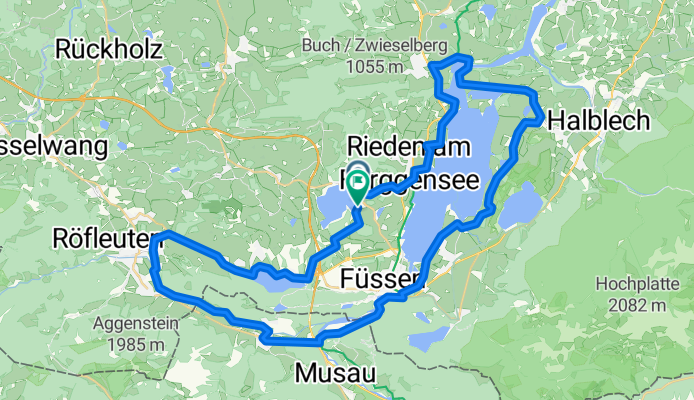 Hopfensee - Forggensee - Weißensee