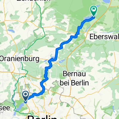 MTB Tour: Tegel &gt; Werbellinsee