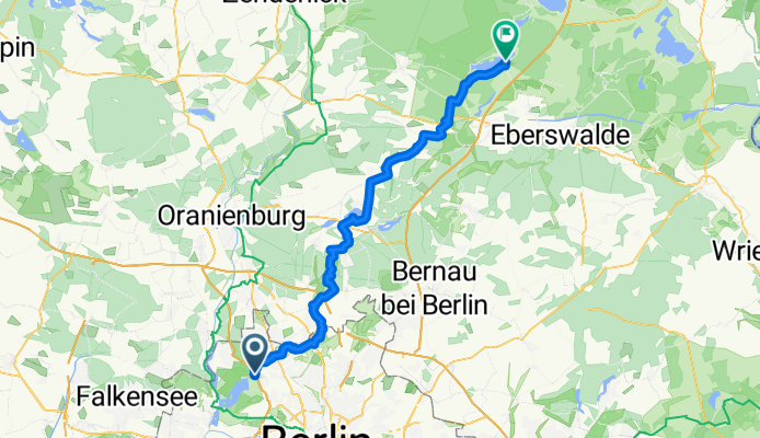 MTB Tour: Tegel &gt; Werbellinsee