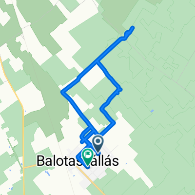Meggyfa utca 10, Balotaszállás to Kossuth Lajos utca 28, Balotaszállás
