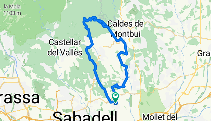 Polinya-Pedrasanta-Subida a Guanta-Trialeras de Caldes-Torremarimon-Polinyá