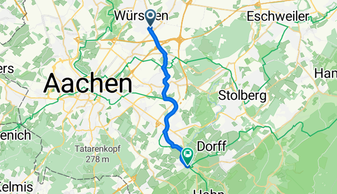 Mauerfeldchen 100, Würselen nach Kornelimünster, Aachen, Kornelimünster Schulberg