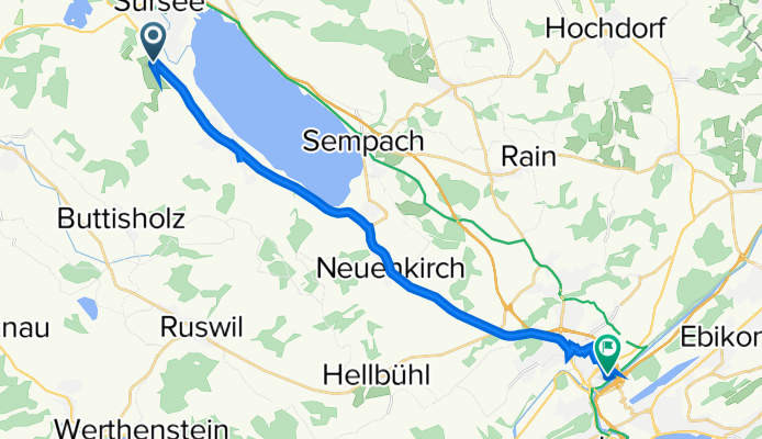 Am Hofbach 1, Oberkirch nach Sedelstrasse 41, Emmen