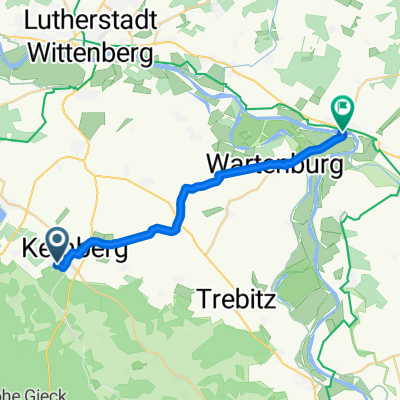 Langsame Fahrt in Zahna-Elster