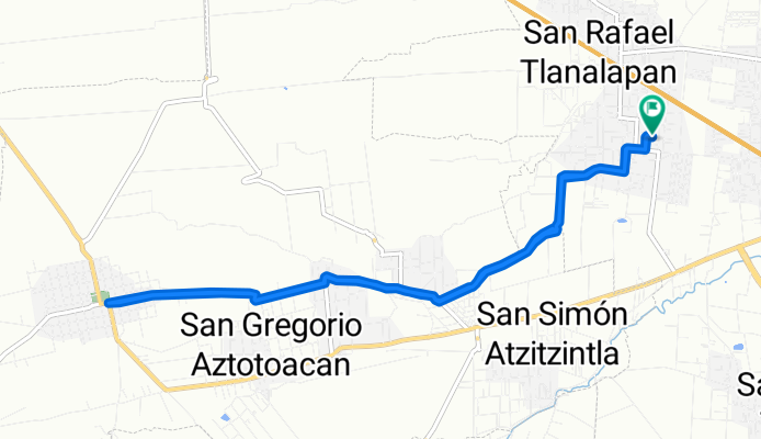 Ruta supersónica en San Martín Texmelucan