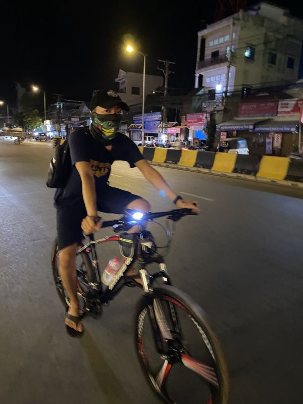 Slow ride in Phnom Penh
