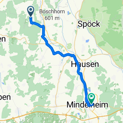 Gemütliche Route in Waltenhausen