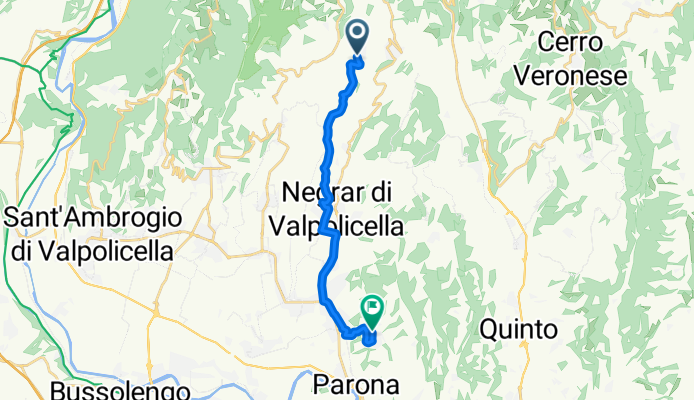 High-speed route in Montericco