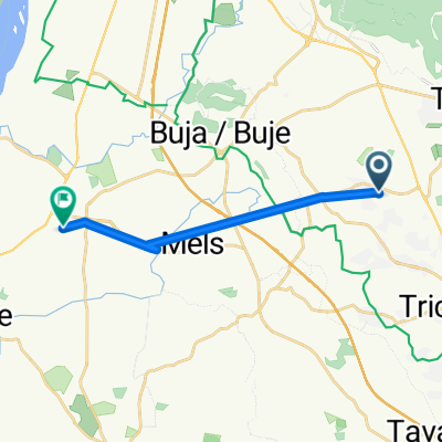 Da Via Palamazi 8, Cassacco a Via Giuseppe Garibaldi 44, Majano