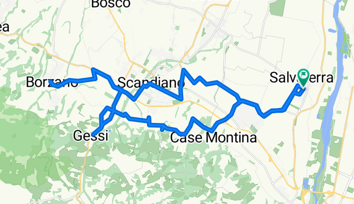 Da Via Gedda Luigi 38, Salvaterra a Via P.Togliatti 35, Salvaterra